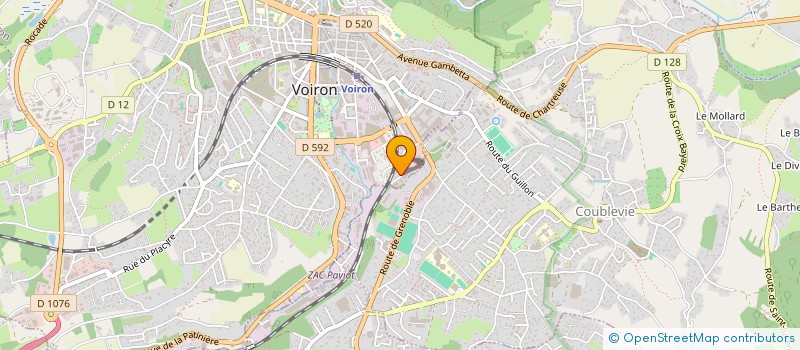 localisation de l'entreprise W.OFFICE  VOIRON