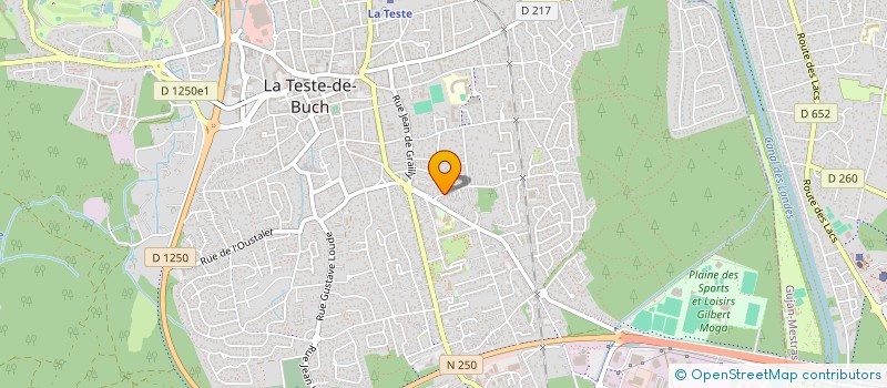 localisation de l'entreprise W. PAYSAGE à LA TESTE-DE-BUCH