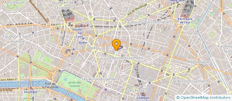 localisation de l'entreprise W-PI PROJETS à PARIS