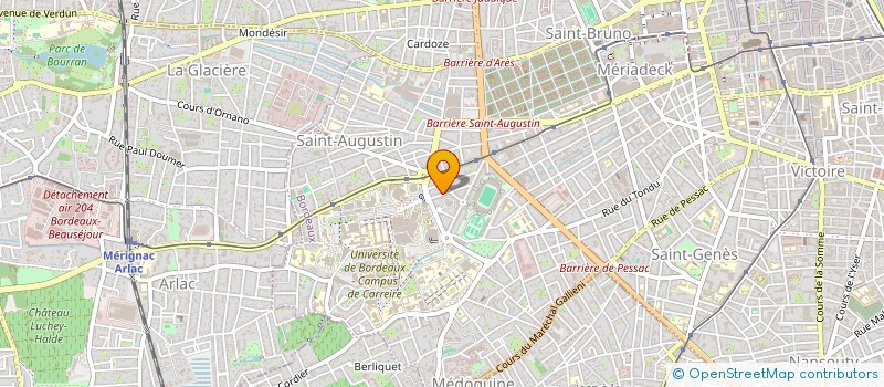 localisation de l'entreprise W PLATFORM à BORDEAUX