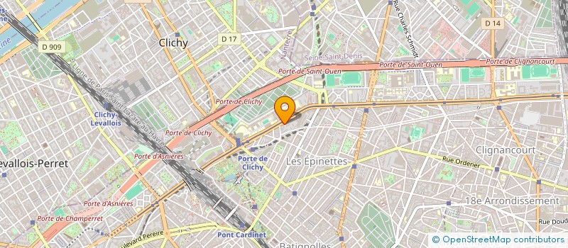 localisation de l'entreprise W-PRODUCTIONS à PARIS