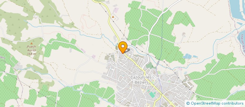 localisation de l'entreprise W R  CAZOULS-LES-BEZIERS