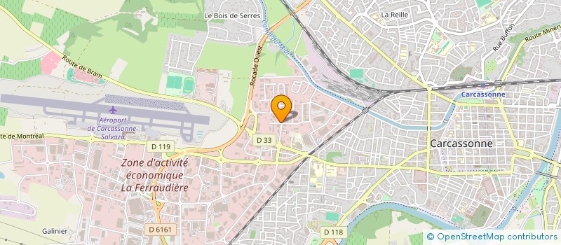 localisation de l'entreprise W.R. INVESTISSEMENTS à CARCASSONNE