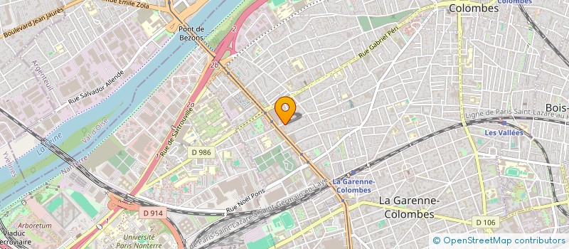 localisation de l'entreprise W REAL ESTATE à COLOMBES