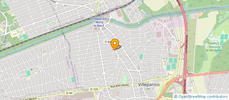 localisation de l'entreprise W RENT à VILLEVAUDE