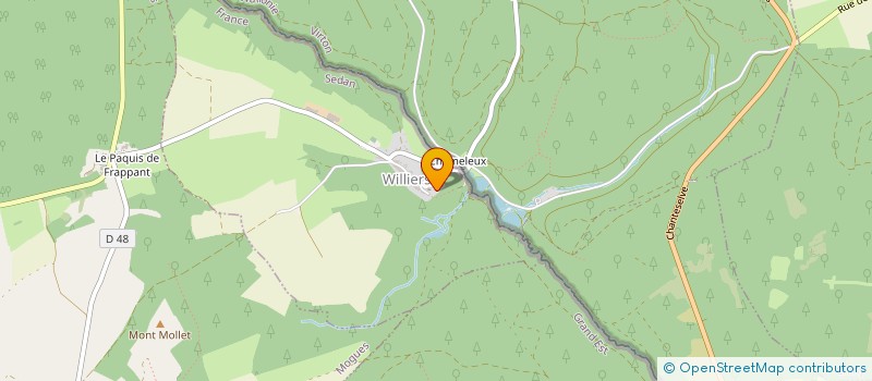 localisation de l'entreprise W RETREAT  WILLIERS