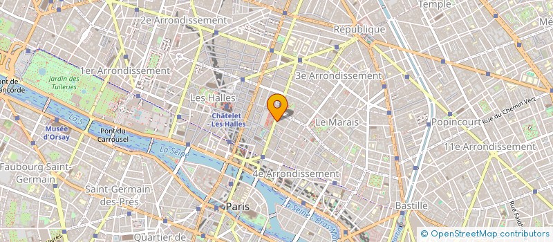 localisation de l'entreprise W.ROCK à PARIS