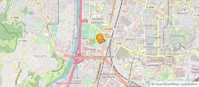 localisation de l'entreprise W&S à GRENOBLE