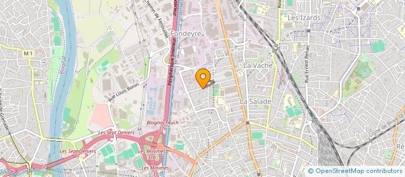 localisation de l'entreprise W.S. CARRELAGE à TOULOUSE