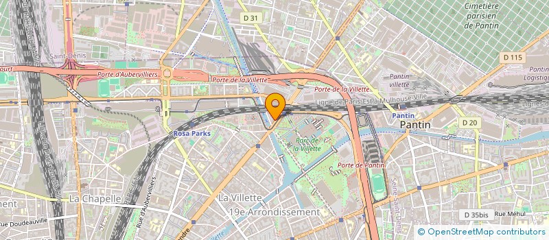 localisation de l'entreprise W.S.R  PARIS