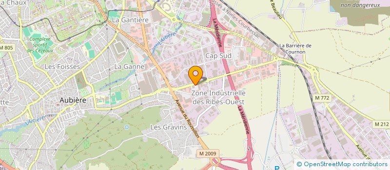 localisation de l'entreprise W&S SERVICES  AUBIERE