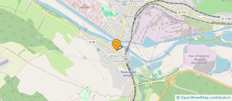 localisation de l'entreprise W-S SHOP  PONT-SAINT-VINCENT