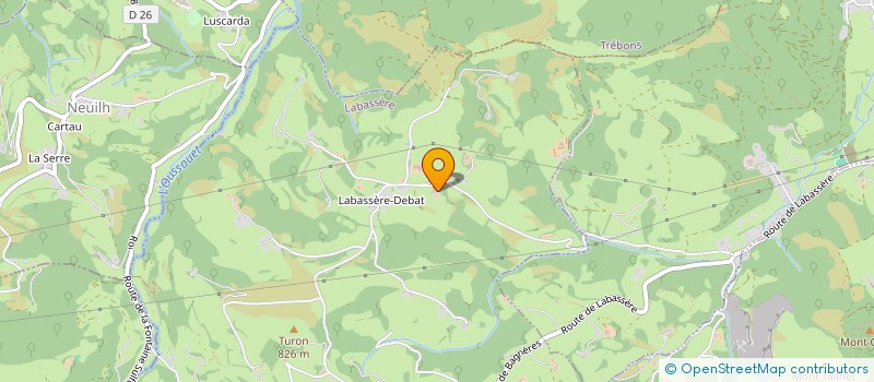 localisation de l'entreprise W.SCOTT PRODUCTION  LABASSERE