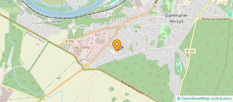 localisation de l'entreprise W.SMITH FLEURS  DAMMARIE-LES-LYS