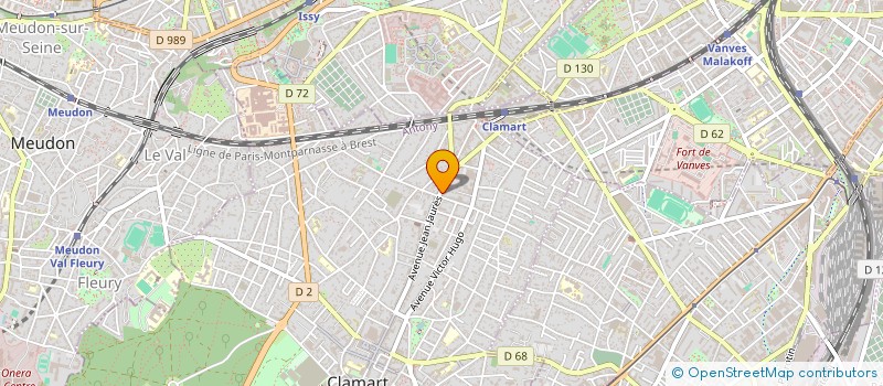 localisation de l'entreprise W SOLUTION AUTOMOBILE à CLAMART