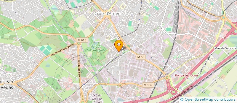 localisation de l'entreprise W SOLUTIONS à MONTPELLIER