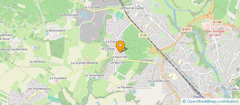 localisation de l'entreprise W-SPORTS  GORGES