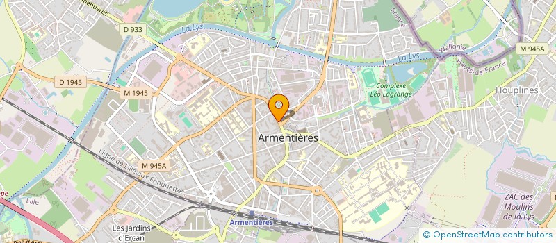 localisation de l'entreprise W SUSHI à ARMENTIERES