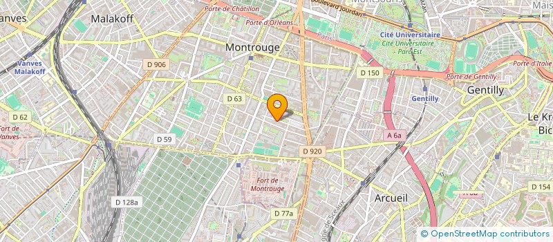 localisation de l'entreprise W T C SARL  MONTROUGE