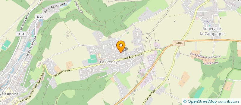 localisation de l'entreprise W.T.F.  LA FRENAYE