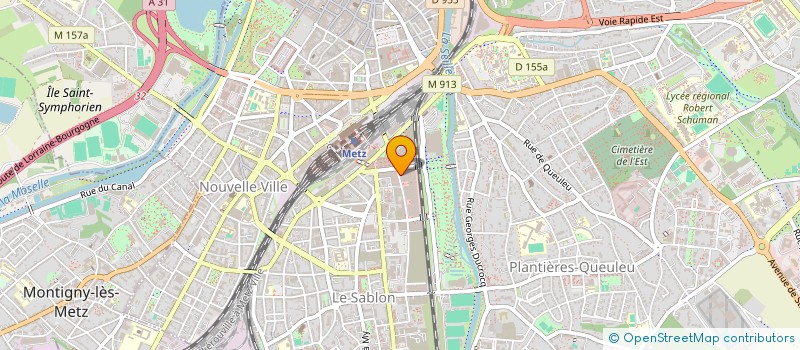 localisation de l'entreprise W-TRADE à METZ