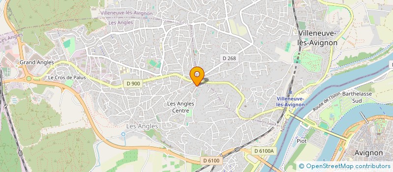 localisation de l'entreprise W TRANSPORT  LES ANGLES