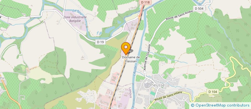 localisation de l'entreprise W TRANSPORT ET FORMATION  PIEUSSE