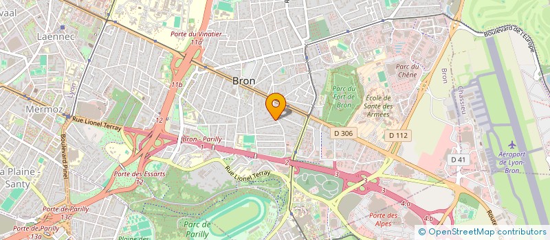 localisation de l'entreprise W@XENERGIE à BRON