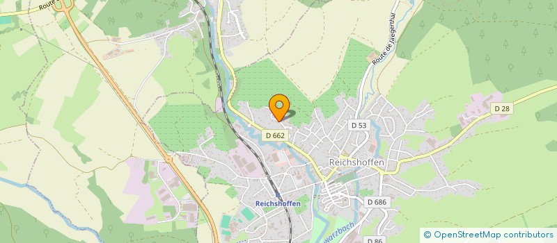 localisation de l'entreprise W2 CARRELAGE  REICHSHOFFEN