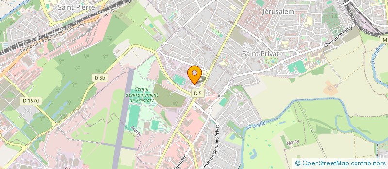 localisation de l'entreprise W2M à MARLY