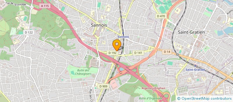 localisation de l'entreprise W2M à SANNOIS