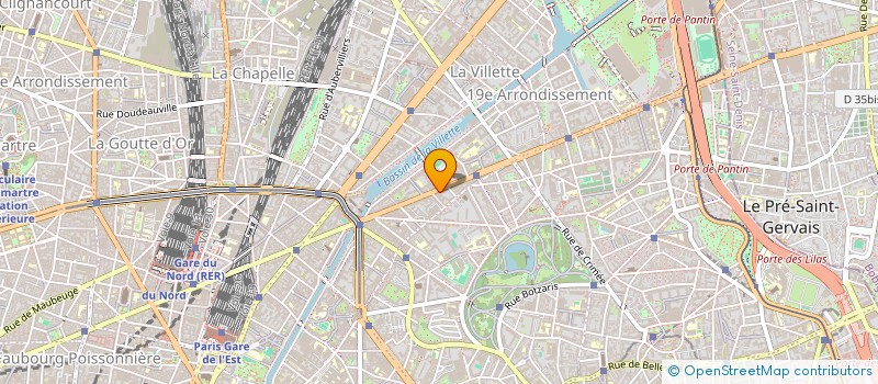 localisation de l'entreprise W2P  PARIS