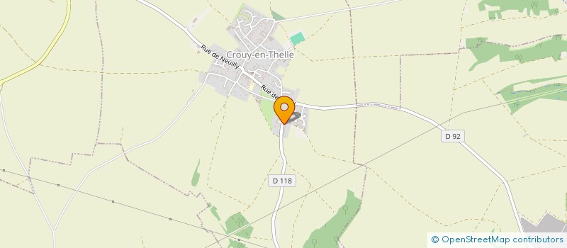 localisation de l'entreprise W3B HOLDING  CROUY-EN-THELLE