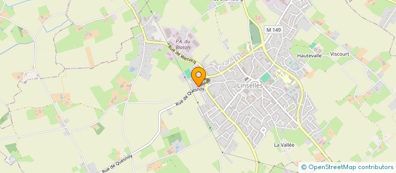 localisation de l'entreprise W3C CONSULTING  LINSELLES