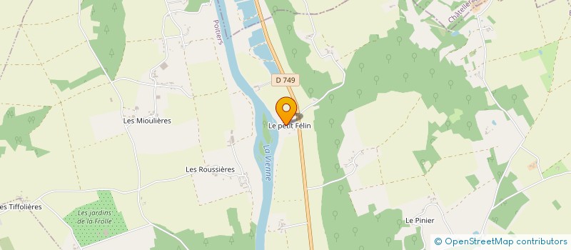 localisation de l'entreprise W3C IMMO à BONNES