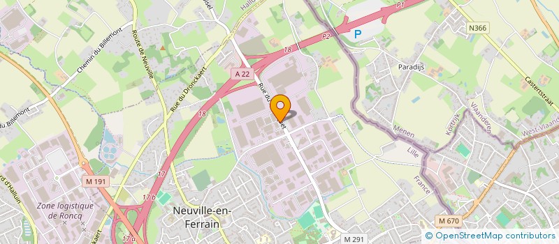 localisation de l'entreprise W3D  NEUVILLE-EN-FERRAIN