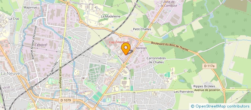 localisation de l'entreprise W3M à BOURG-EN-BRESSE