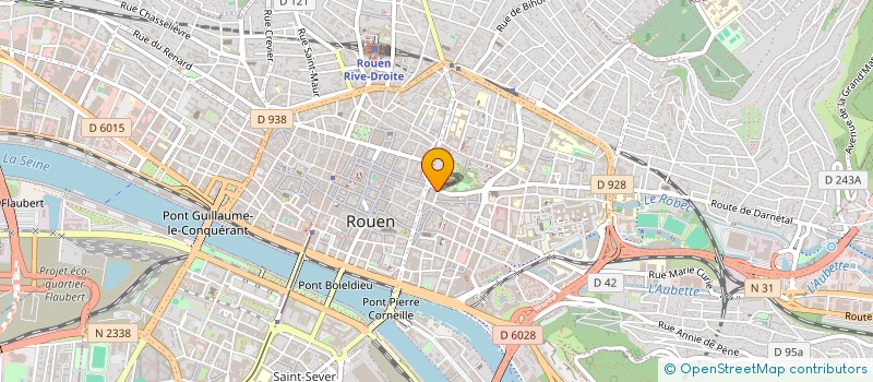 localisation de l'entreprise W4 à ROUEN