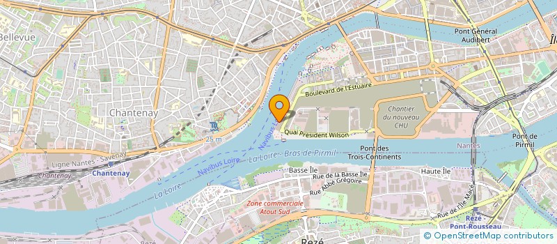 localisation de l'entreprise W44 à NANTES