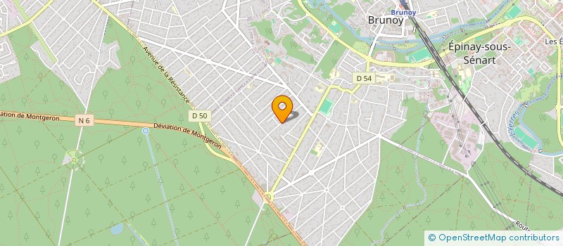 localisation de l'entreprise W4ALL à BRUNOY