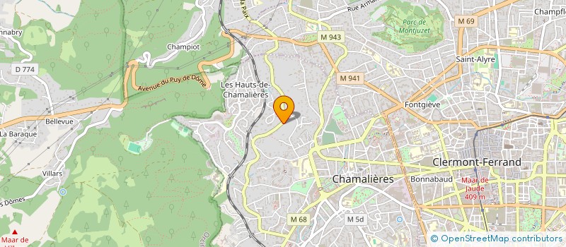 localisation de l'entreprise W5 à CHAMALIERES