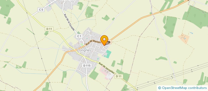 localisation de l'entreprise W5D  LONGNES