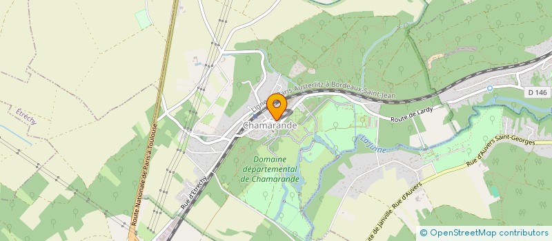 localisation de l'entreprise W6 à CHAMARANDE