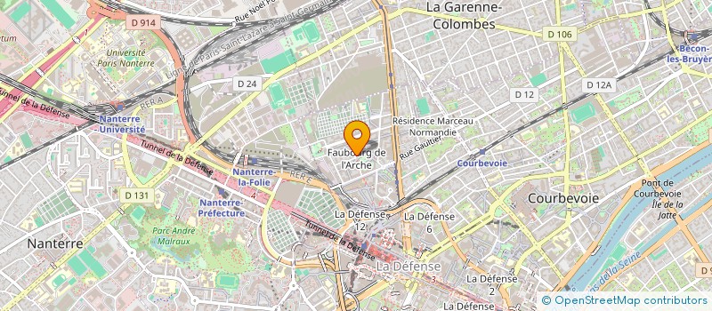 localisation de l'entreprise W998 à COURBEVOIE