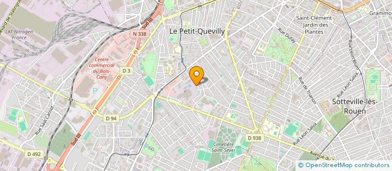 localisation de l'entreprise WA  LE PETIT-QUEVILLY