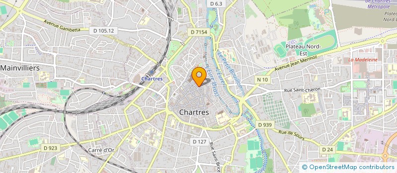 localisation de l'entreprise WA'DO PILATES REFORMER  CHARTRES