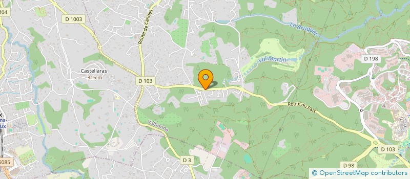 localisation de l'entreprise WA GROUP  VALBONNE