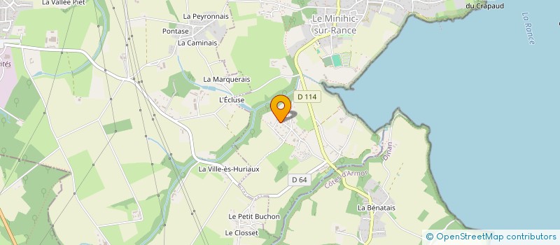 localisation de l'entreprise WA GWAN  LE MINIHIC-SUR-RANCE