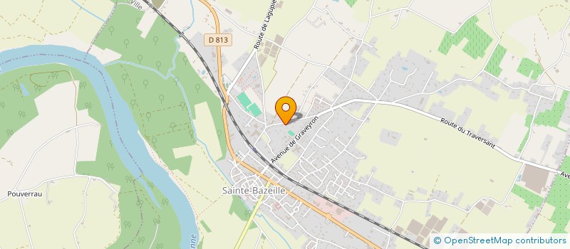 localisation de l'entreprise WA-JUTSU BAZEILLAIS  SAINTE-BAZEILLE