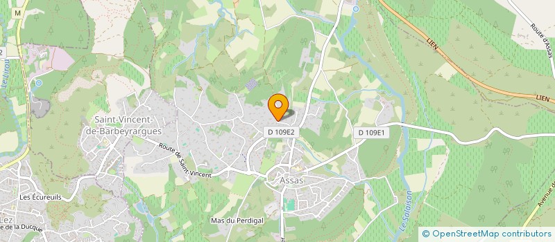 localisation de l'entreprise WA PEINTURE & DECORATION  ASSAS